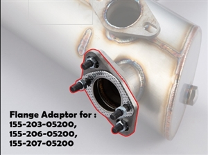 Vintage Speed Stainless Steel Flange Adapters for 155-202/203/206/207-05200, 155-200-FA100