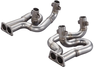 Vintage Speed Stainless Steel Headers, 1 5/8" (42mm) EQUAL LENGTH, Type 4 Engine Into Type 1, Oval Exhaust Ports, 155-203-43ECJ