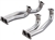 Vintage Speed Stainless Steel Headers, 1 5/8" (43mm), Type 4 Engine Into Type 1, Square Exhaust Ports, 155-203-43SCU