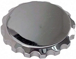 Gas Cap for SS and Aluminum Fuel Tanks, BILLET ALUMINUM TURN IN, EACH, 16-3538