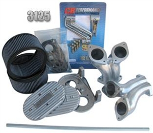 Intake Manifold, Linkage, and Air Filter Kit, Weber IDF and Dellorto DRLA, Type 1 Engine