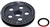 Stock Size Pulley, 5 Hole Sand Seal (Includes Sand Seal to fit 2.250" Cut Case), BLACK, Laser Etched, 33-1060