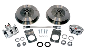 Zero Offset Wide 5 Disc Brake Kit (2nd Generation), 1969-77 Ball Joint Type 1 (Beetle, Ghia, and THING), Stock Height Spindles ONLY, 498550