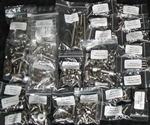 Stainless Steel Body Hardware Kit, Bus to 1967, Socket Head with Hex Nuts