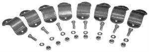 Front End Mount Clamps (Axle Beam Mount Clamps), 8 Pcs