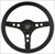 GT Sport  13" Steering Wheel, 3 Black Spokes w/Black Grip