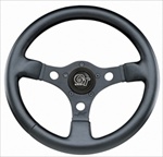 GT Formula 13" Steering Wheel, 3 Black Spokes w/Black Grip