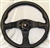 Nardi Challenge 350 Steering Wheel, 13.75", 3 Black Spokes w/Black Leather Grip