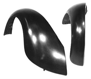 3" Wider Fiberglass Rear Fenders, 1972 and Older Beetle and Super Beetle, PAIR