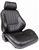 Scat Procar Rally Seat, Black Leather, Left, EACH, 80-1000-51L-H
