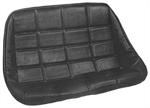 Buggy Rear Seat Cover, Square Stitching, Black, Each