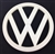 Front Nose Emblem (VW Symbol), WHITE, 1973-79 Type 2, EACH