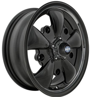 EMPI GT-5 Wheel, Matte Black, 15 x 5.5", 5 x 205mm, EACH, 9661