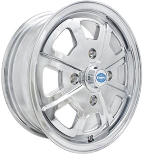 EMPI 914 Alloy Wheel (2.0L Alloy), Reproduction, Chrome, 15 x 5.5", 4 x 130mm, EACH, 9723