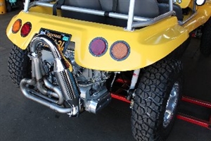 A-1 Performance Upright Manx and Buggy Merged Racing HEADER (Muffler NOT included), J-pipes INCLUDED (No Heater Boxes), 1 1/2, 1 5/8, 1 3/4" Tubing