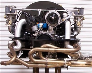 A-1 Performance Sidewinder HT Merged Racing HEADER (Muffler Nor J-pipes included), for Flanged J-Pipes (Heater Box Compatible), Mid Size Tubing
