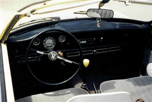 Air Conditioner Kit, 1958-74 Karmann Ghia, Black Textured Under Dash Unit