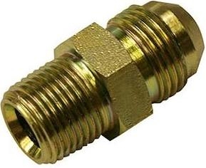 8 (AN8) Adapter Fitting, Brass, 3/8 NPT, Straight, B-8MS-6MP -  Aircooled.Net VW Parts