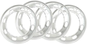 Beauty Rings (Trim Rings), 15" 1968-72 4 Bolt Wheels, Set of 4