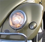 Fiberglass Front Fender, Standard Beetle, Early Headlights With Bullet Turn Signals, Stock Width, Left, BFSEB-13