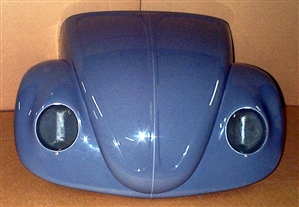 Deluxe Fiberglass Front End (1 Piece Front End), 1966 and Earlier Beetle, Early Headlight Style w/Buckets, Stock Width, BOPFE-C