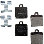 Disc Brake Pads, Front, for ATE Single Pin Caliper, 1967-72 1/2 Karmann Ghia, D125 111-698-151A