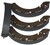 Front or Rear Brake Shoes, 1954-57 Type 1, SUPER STOPPER, SS-162