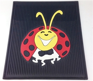 Rubber Floor Mats, Classic Buggy Mats, FRONT ONLY, 1947-79 VW Beetle, Set of 2