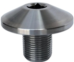 Broached Crank Pulley Bolt, Stainless Steel, CB2050