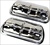 Chrome Valve Covers, Type 1 Based Engines, PAIR