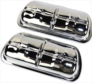 Chrome Valve Covers, Type 1 Based Engines, Pair