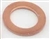 Oil Drain Plate Sealing Washer, Fits 6mm Studs (10mm Cap Nuts), Copper, per EACH