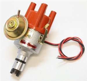 "Pertronix 1 SVDA" Distributor, 6 VOLT, "Flamethrower I Points Replacement Device Installed), D189504