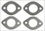 Non-Metal Exhaust Gaskets, 1 3/8" & 1 5/8", Set of 4
