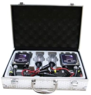 H4 HID (High Intensity Discharge) Conversion Kit, Complete High and Low Beams, 55 Watt, PAIR
