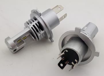 H4 LED Headlight Bulb Conversion Kit, Complete High Low Beams, PAIR - Aircooled.Net VW Parts