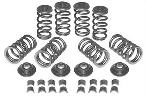 HD Single Valvespring Kit w/Chromoly Retainers, (8) Springs, (8) Retainers, (16) Keepers