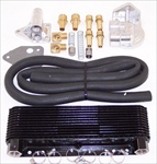 MESA-Style Oil Cooler KIT, 24 Plate, 11" X 3 3/4" X 1 1/2"