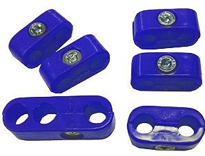 7mm (Stock) Plug Wire Separator Kit, Blue, Set of 6