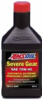 Amsoil Severe Duty Synthetic Gear Oil, 75W-90, QUART, SVGQT-EA