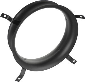 Venturi Ring for Fan Shroud (Fan Inlet Velocity Stack), Black Powder Coated, All Doghouse Fan Shrouds