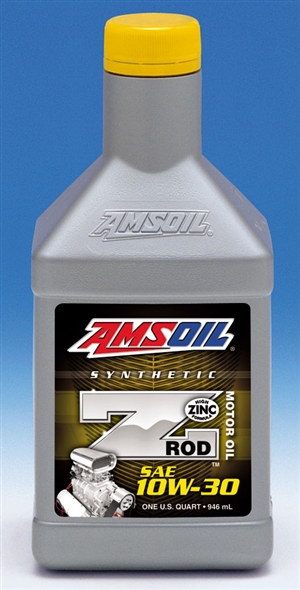 Amsoil Z-ROD 10W-30 Synthetic Motor Oil, QUART, ZRTQT-EA